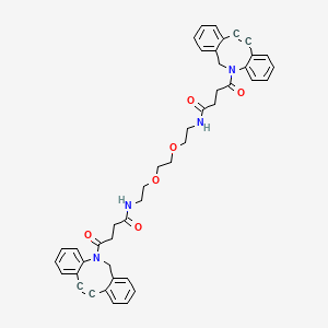 Chemical structure of DBCO-PEG2-DBCO