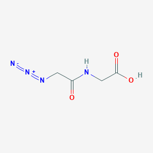 Chemical structure of N3-Gly-Gly-OH