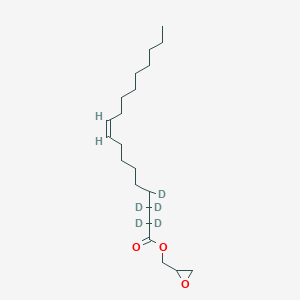 Chemical structure of Glycidyl oleate-d5