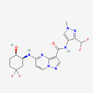Chemical structure of DN-1289