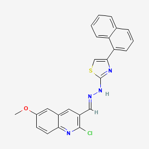 Chemical structure of Antibacterial agent 131