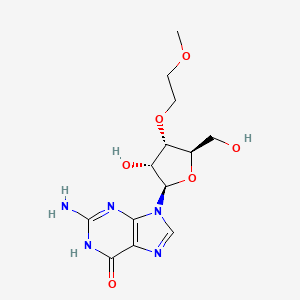 Chemical structure of 3'-O-(2-Methoxyethyl)guanosine