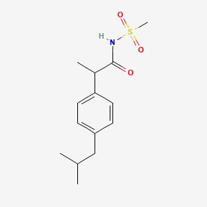Chemical structure of (Rac)-Reparixin