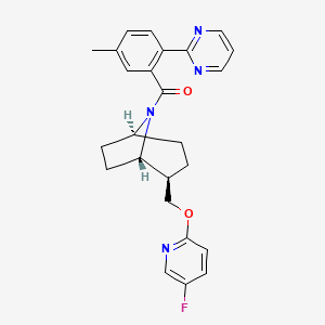Chemical structure of Fazamorexant