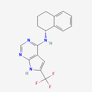 Chemical structure of MTK458