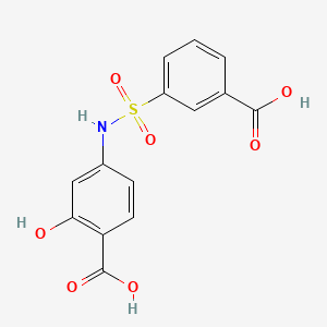 Chemical structure of PFKFB3-IN-2