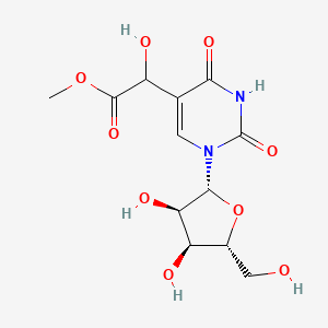 Chemical structure of (S)-mchm5U