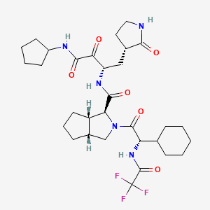 Chemical structure of Leritrelvir