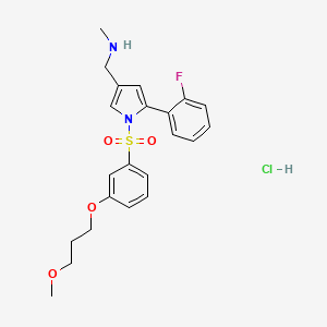 Chemical structure of P-CAB agent 2 hydrochloride
