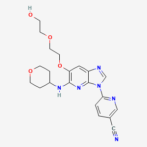 Chemical structure of GLPG2534