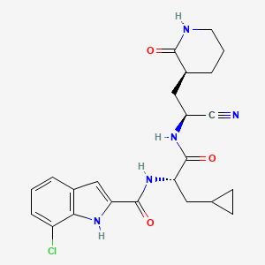 Chemical structure of Pomotrelvir