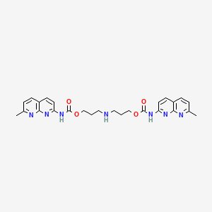 Chemical structure of Naphthyridine carbamate dimer
