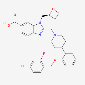 Chemical structure of GLP-1 receptor agonist 11