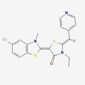 Chemical structure of JG-23