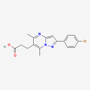 Chemical structure of CRT0063465