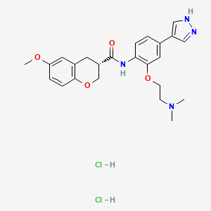 Chemical structure of Chroman 1 dihydrochloride