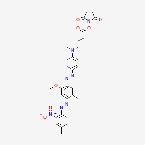 Chemical structure of BHQ-1 NHS