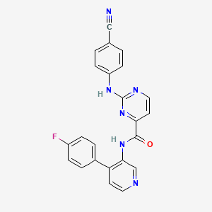 Chemical structure of GSK-3 inhibitor 3