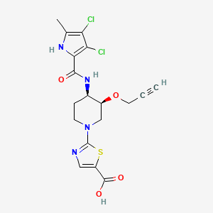 Chemical structure of DNA gyrase B-IN-2