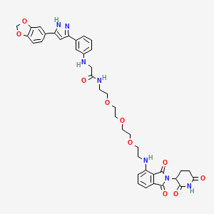 Chemical structure of PROTAC α-synuclein degrader 5