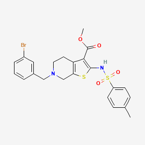 Chemical structure of BChE-IN-17