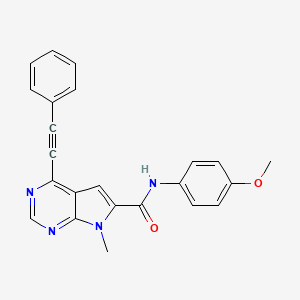 Chemical structure of mGluR5 antagonist-1