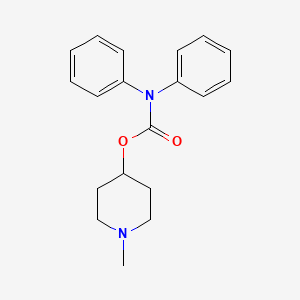 Chemical structure of mAChR antagonist 1