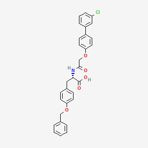 Chemical structure of GPR34 receptor antagonist 3