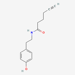 Chemical structure of Tyramide alkyne