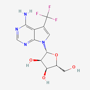 Chemical structure of Trifluoromethyl-tubercidin