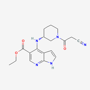 Chemical structure of Lepzacitinib