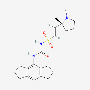 Chemical structure of Usnoflast
