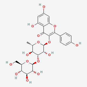 Chemical structure of Ternatumoside II