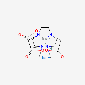 Chemical structure of Mn(II)-DO3A sodium