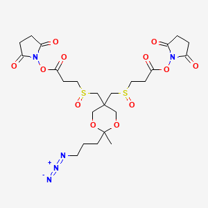 Chemical structure of Azide-DSBSO crosslinker