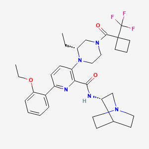 Chemical structure of CRN04894