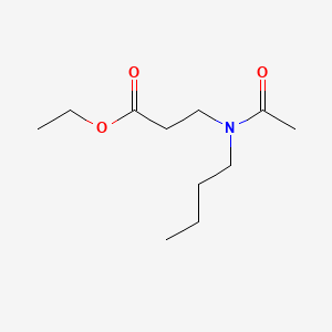Chemical structure of N-Nonanoylglycine-d2