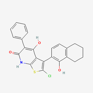 Chemical structure of PXL770