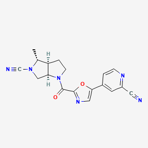 Chemical structure of MTX115325