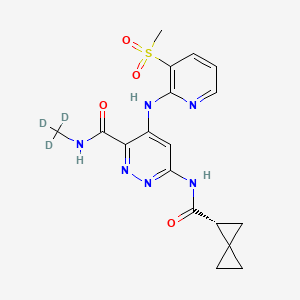 Chemical structure of Lomedeucitinib