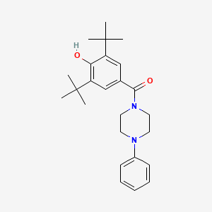 Chemical structure of LQFM215
