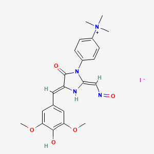 Chemical structure of DMHBO+