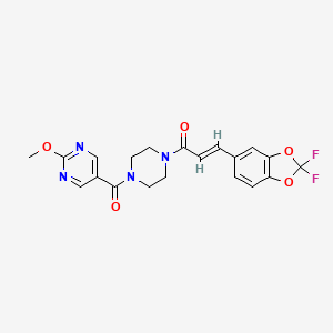Chemical structure of GPR183 antagonist-2