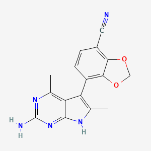 Chemical structure of DNDI-6174
