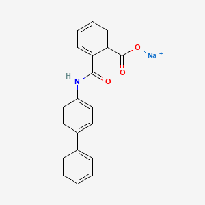 Chemical structure of Kartogenin sodium