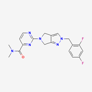 Chemical structure of ZCAN262