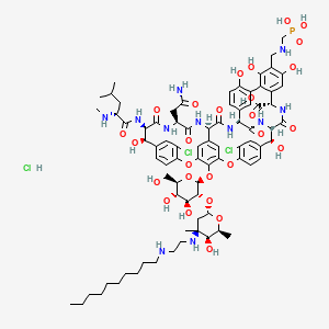 Chemical structure of Telavancin hydrochloride