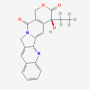 Chemical structure of Camptothecin-d5
