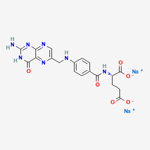 Chemical structure of Folate disodium