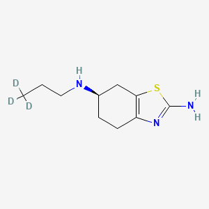 Chemical structure of Dexpramipexole-d3 dihydrochloride